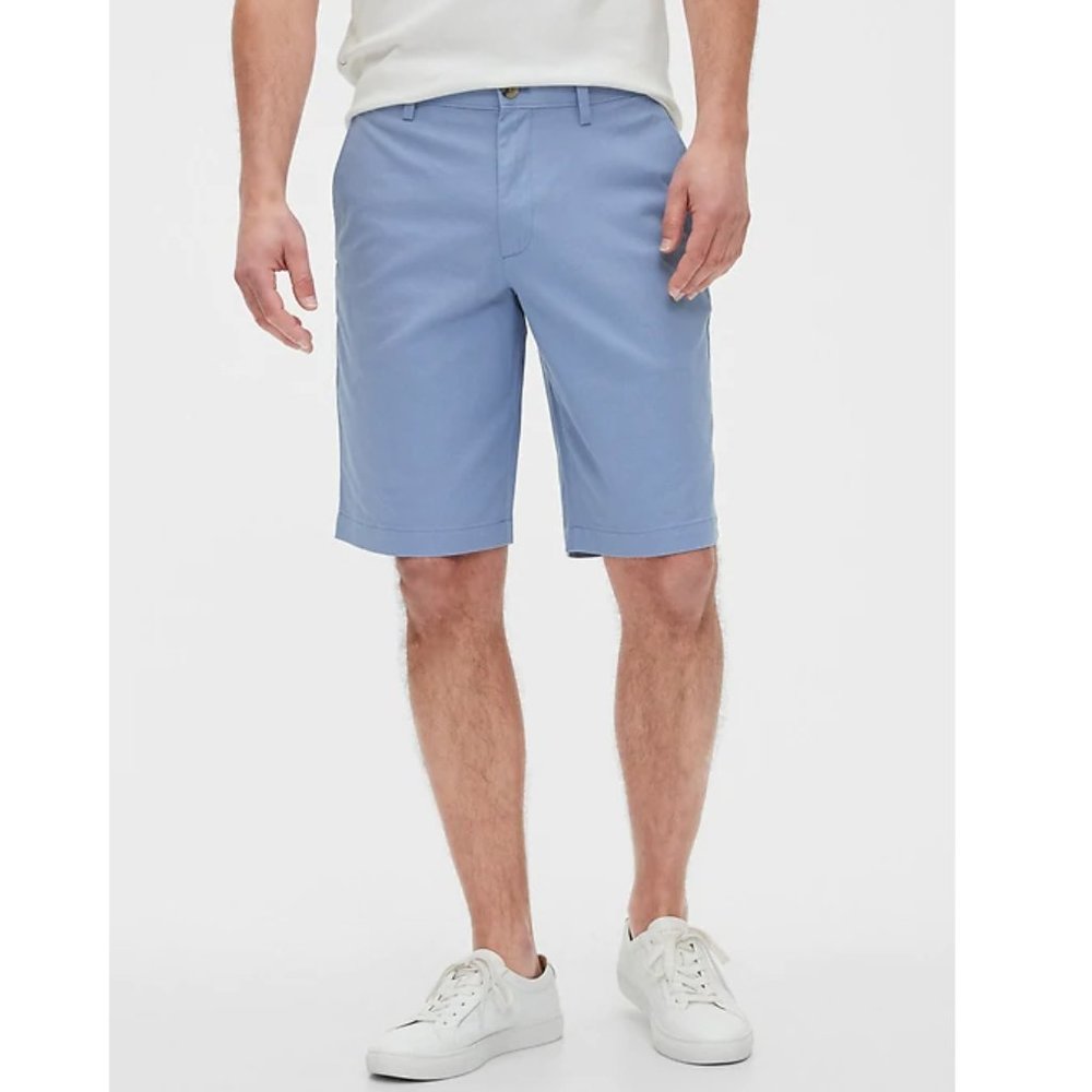 Banana Republic Emerson Straight-Fit Shorts Blue